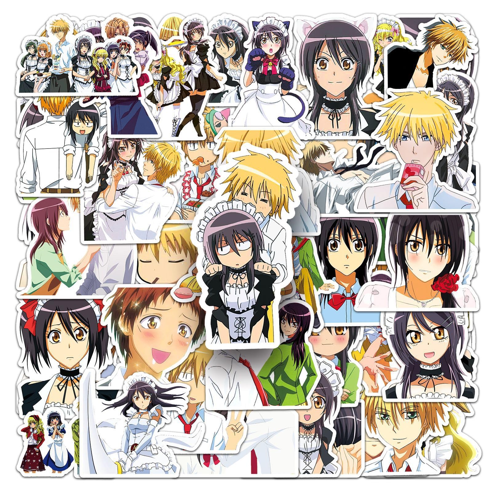 Amazon | 50枚 会長はメイド様 ステッカー 防水 落書きステッカー 水